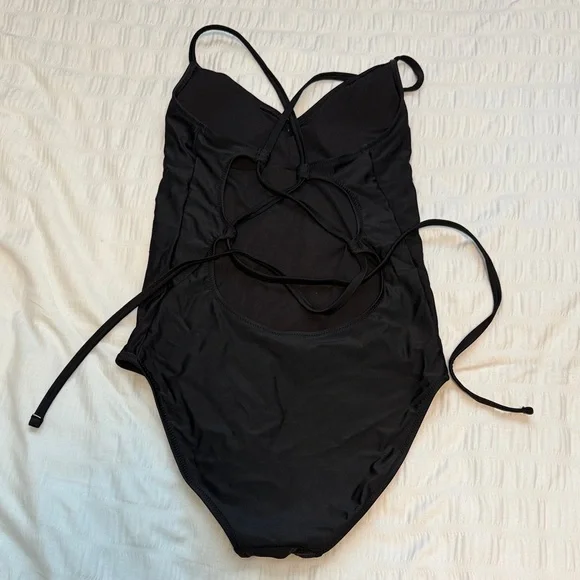 Aerie Black One-Piece Swimsuit - Picture 8 of 10